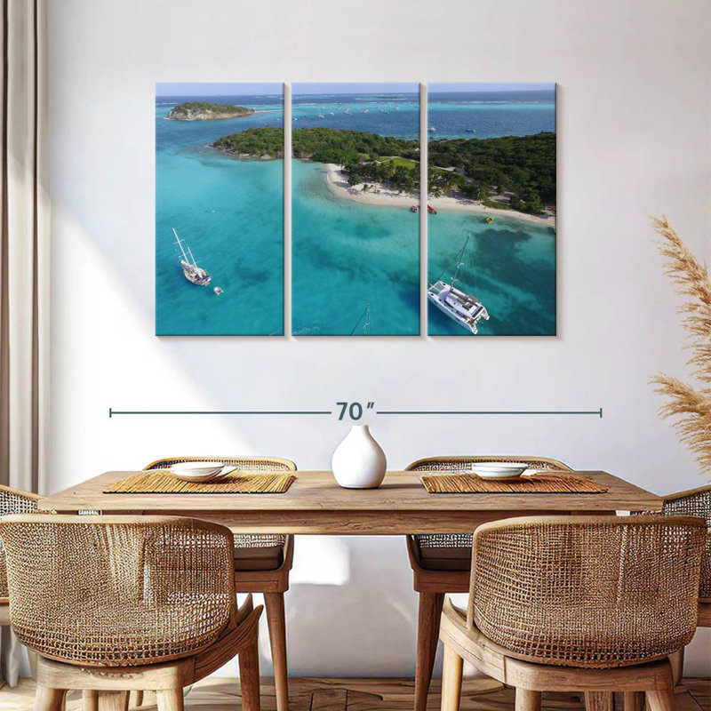 Tobago Cays Yachts, 36" H x 57" W