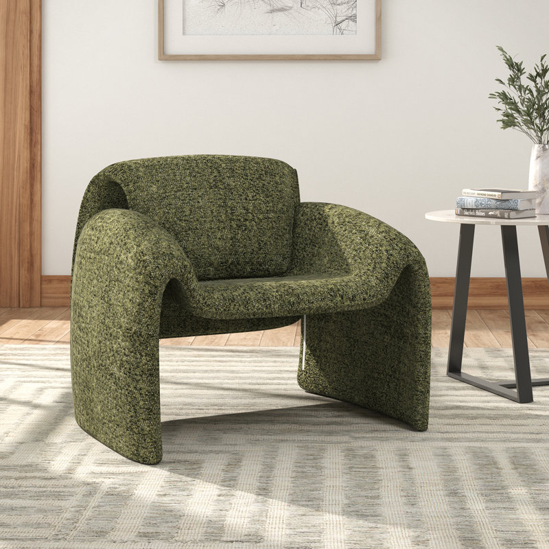 Gainsborough Round Arm Accent Chair, Green