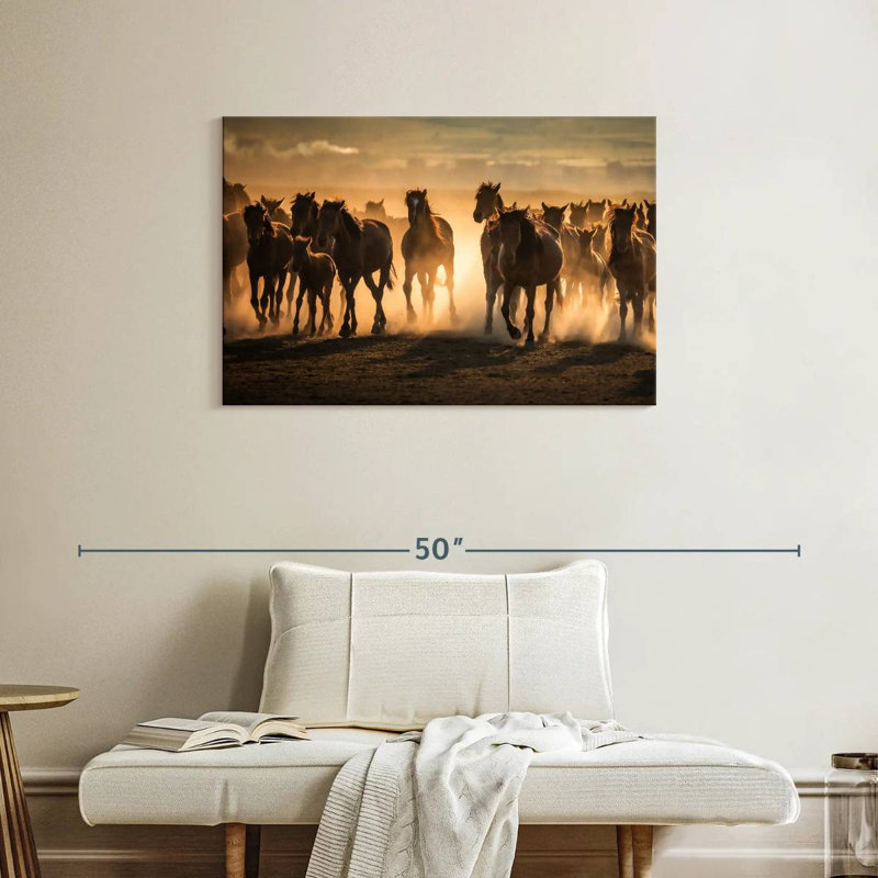 Chevaux de la Cappadoce Brampt, H 24 po x l 36 po