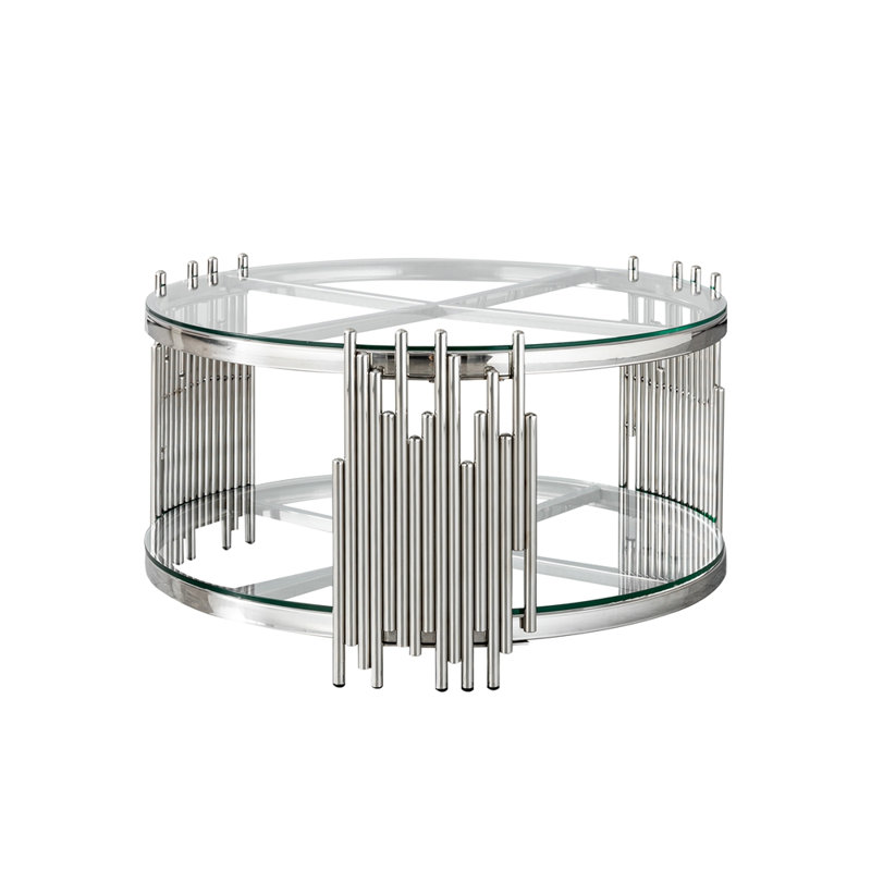 Table basse en acier inoxydable 201