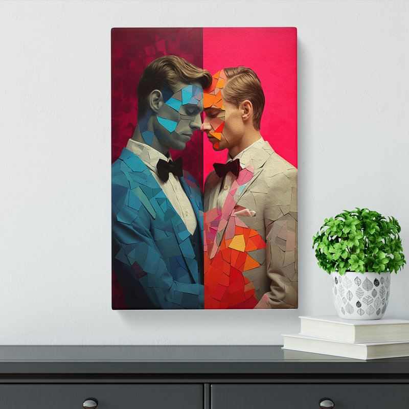 Two Men In Love Digital - Print, 60cm H x 40cm W x 3cm D