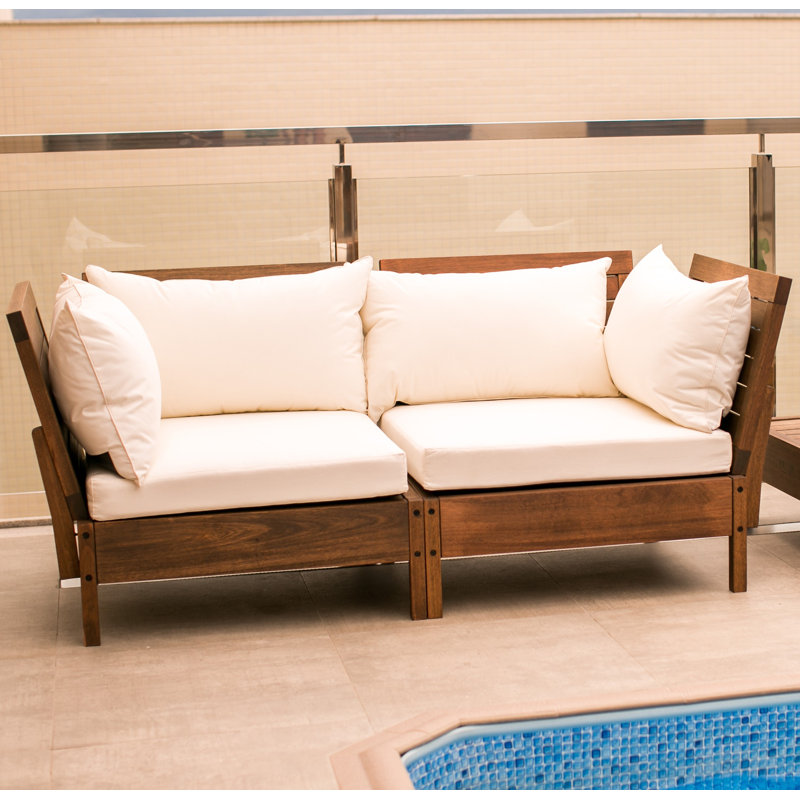 Chaise de patio avec coussins Shorehamby