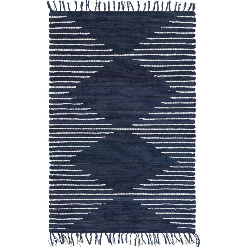 Jordee Cotton Geometric Indoor Rug, Rectangle 4'1" x 6'1"