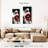 " Red Lips " 3 - Pieces-1035058948