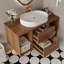 Meuble-lavabo flottant mural moderne 39,4 po Modern