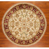 Golden Age Hand Knotted Wool Area Rug in Gold