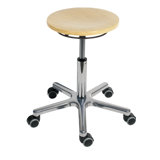 Kershaw Adjustable Height Ergonomic Stool with Wheels