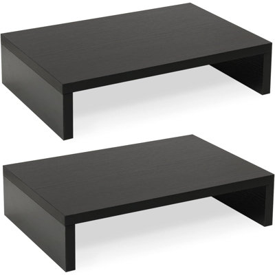 2 Tier Adjustable Monitor Stand Dual Monitor Riser