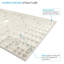 Base de douche à seuil zéro 60 po x 40 po avec drain central Transolide Trimslate-115485290