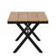 Ensemble repas d'extérieur avec chaises en rotin PE et table en bois et plastique-1955754529