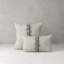 Dressage Pebble Outdoor Square Sunbrella® Pillow Cover & Insert