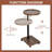 Adjustable Height C Table with 360° Rotatable Wheels - Versatile Side Table for Sofa, Bed, and Bathtub