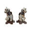 2 Piece Chinese Dogs Figurine Set