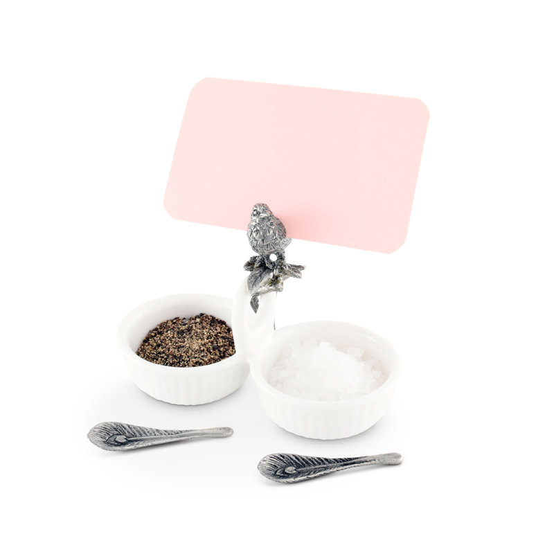 Song Bird Salt Cellar Set