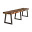 Ensemble repas en bois massif de six articles Gaige
