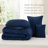 Bedsure Pinch Pleat Comforter Set Boho Bed-in-A-Bag Bedding Set with  Pillowcases for All Season-105529494-105529480
