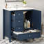 Meuble-lavabo avec lavabo, une armoire et trois tiroirs-129240317
