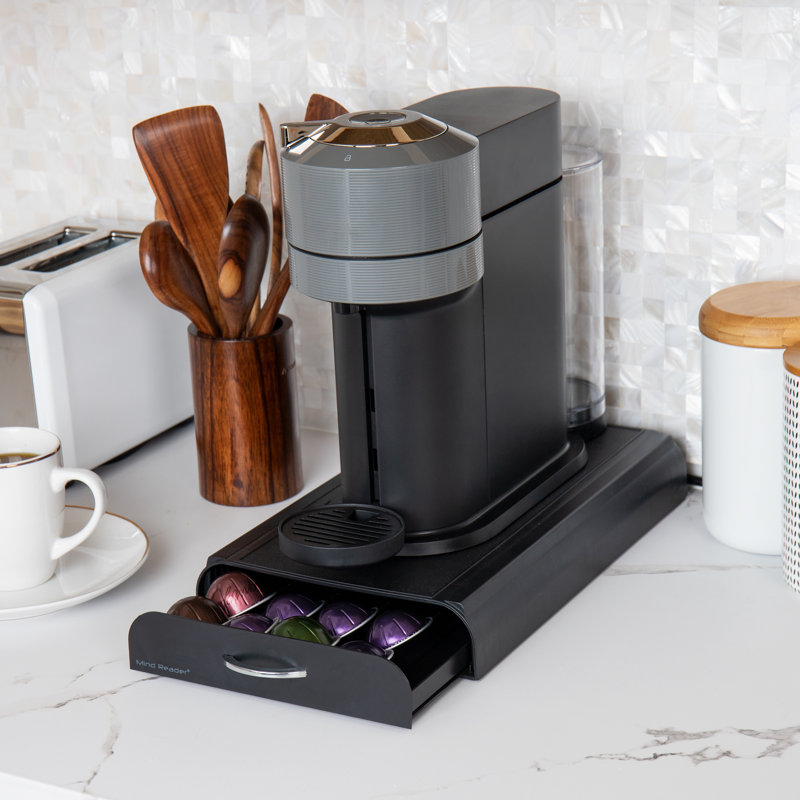 Black Nespresso Capsule Drawer Coffee Pod Holder