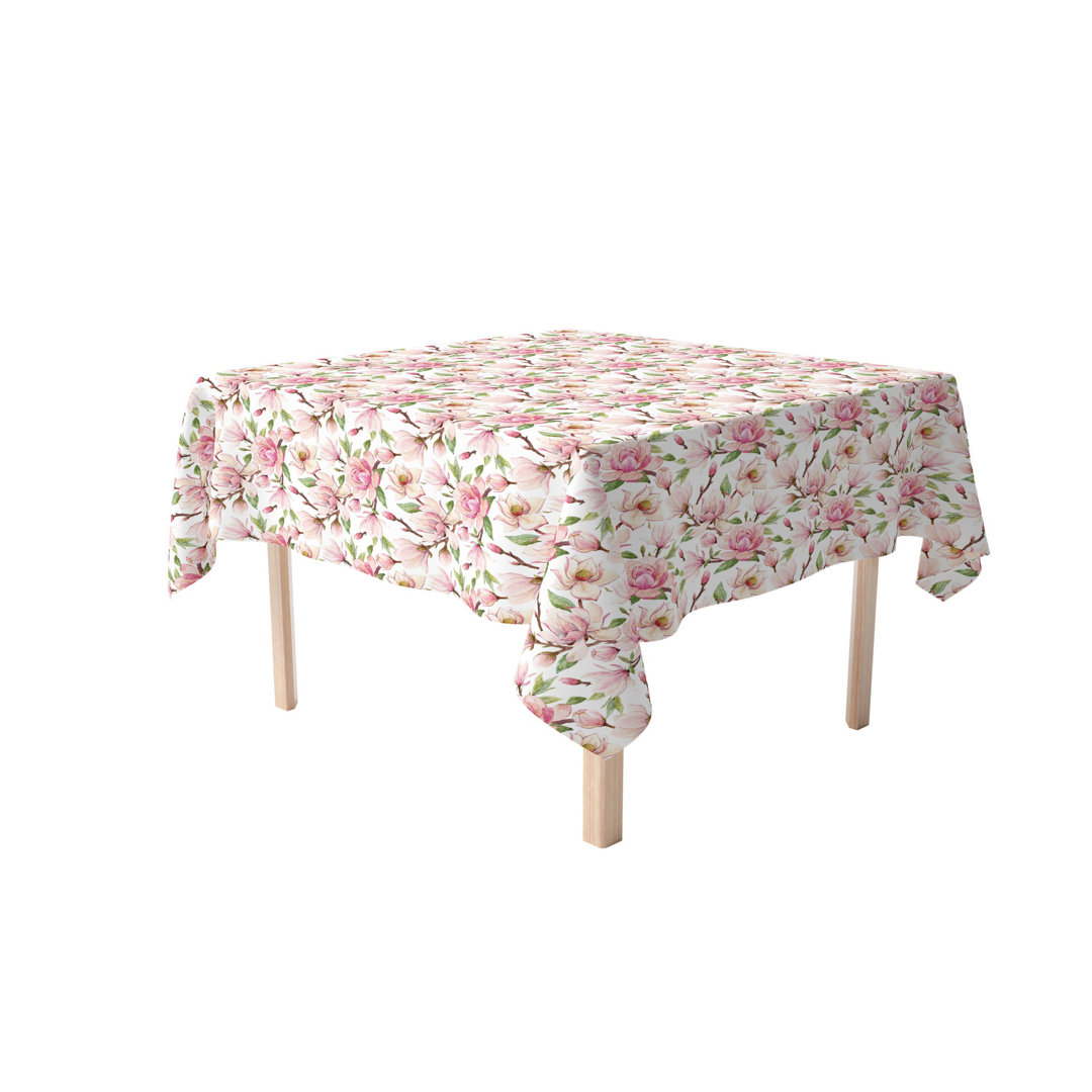 Red Barrel Studio Floral Fabric Tablecloth Capela Rectangular Multicolor Red Barrel Studio® 