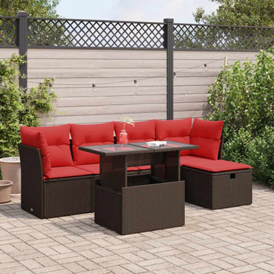 55cm Wide Patio Sofa with Cushions