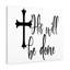 His Will Be Done - Wrapped Canvas Print-1684687267