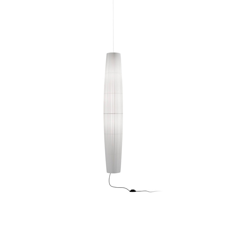 Maxi 4 - Light Pendant, White Translucent Ribbon, 1