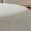 Tabouret rond crème