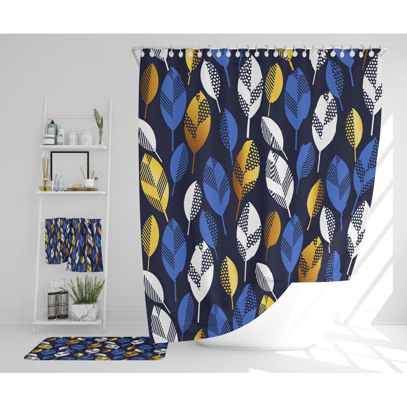Neilla Polyester Shower Curtain Set