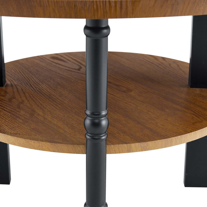 Stylish 2-Piece Coffee Table Set with Storage and Single Package Delivery