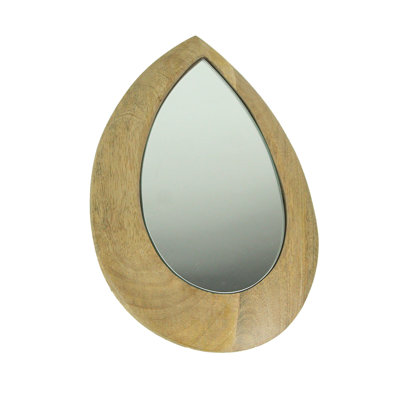 Condace Wood Flat Mirror