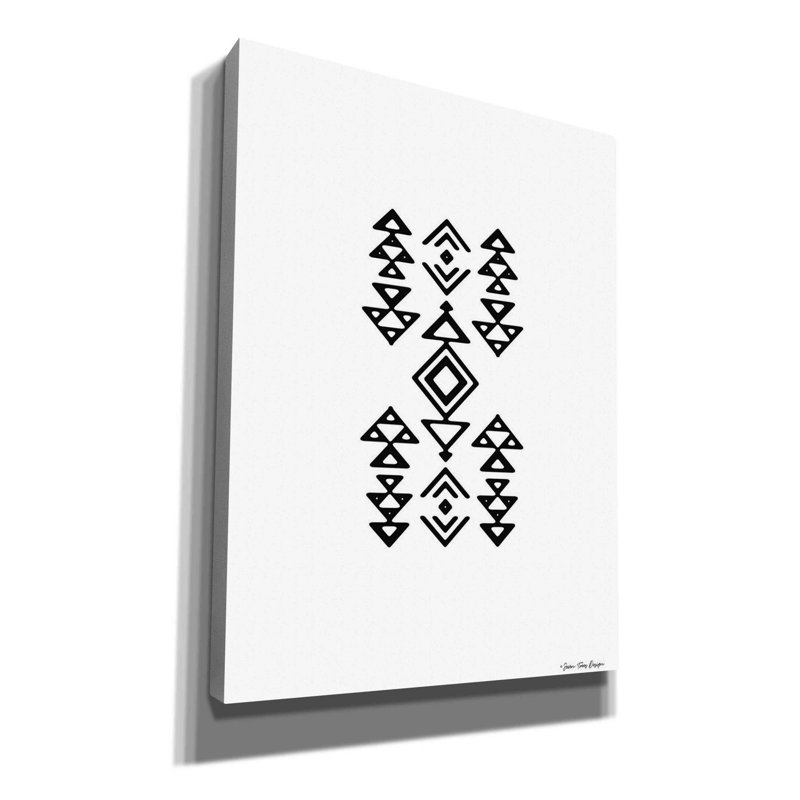 Aztec Art II by - Print, 54" H x 40" W x 0.75" D