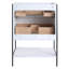Meuble-lavabo sur pied simple 24 po avec plateau en verre Mirutil-1851667786-1851667763