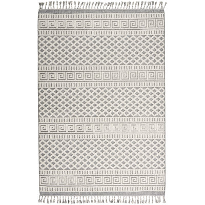 Tapis ivoire / bleu Paxton