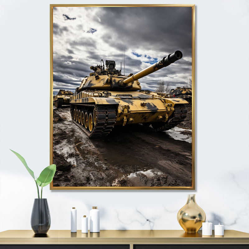 «Children Steely Resolve II», reproduction sur toile, H 20 po x l 12 po x P 1 po, Cadre flottant doré
