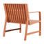 Ensemble de conversation pour patio 5 pièces - Brun abricot : 3 chaises, 2 tables basses, fini rouille, polypropylène, imperméable, montage facile, profil mince, idéal pour balcons d'appartements. Conception emboîtable.-1437737462