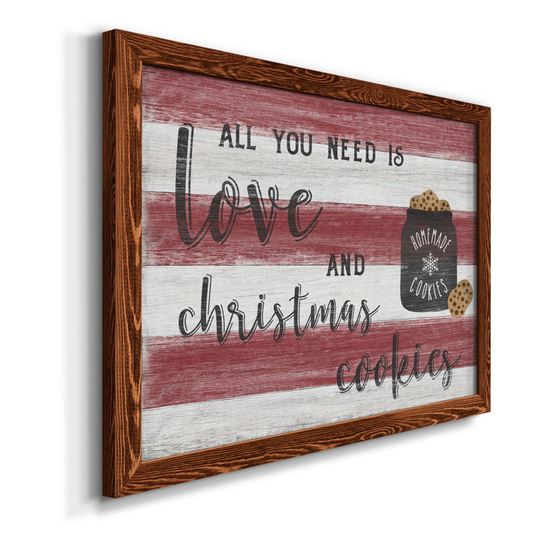 Biscuits de Noël - Impression sur toile, H 20 po x l 17 po x P 1,5 po, Érable