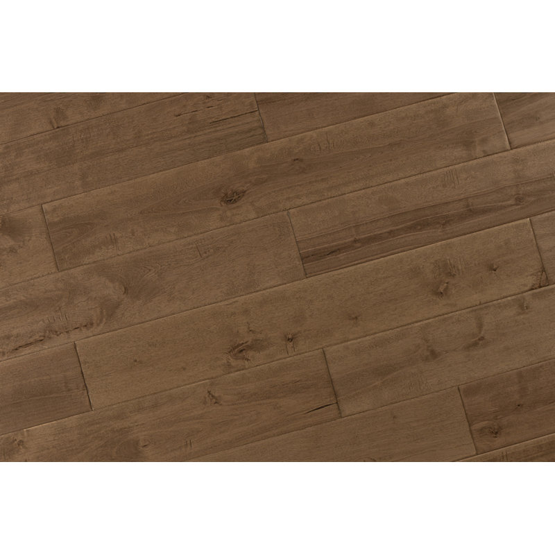 Parquet massif en érable Empire de 3/4 po d'épaisseur x 4 3/4 po x longueur variable, Biscotte naturel