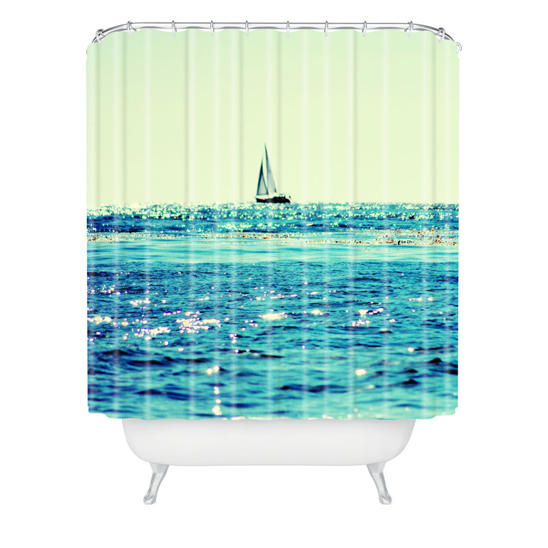Rideau de douche simple voile