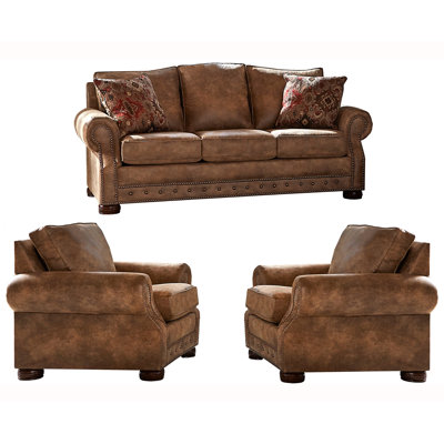 Gabrielle 3 Piece Living Room Set