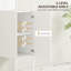 Manufactured Wood,Steel Freestanding Linen Cabinet