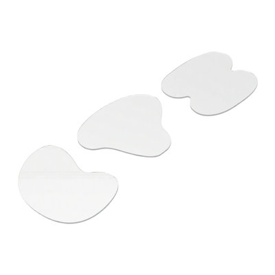 3 pièces d'accessoires photo miroir réfléchissant 3 formes de sous-verres en acrylique minimalistes modernes pour les cosmétiques, les fleurs et les bijoux