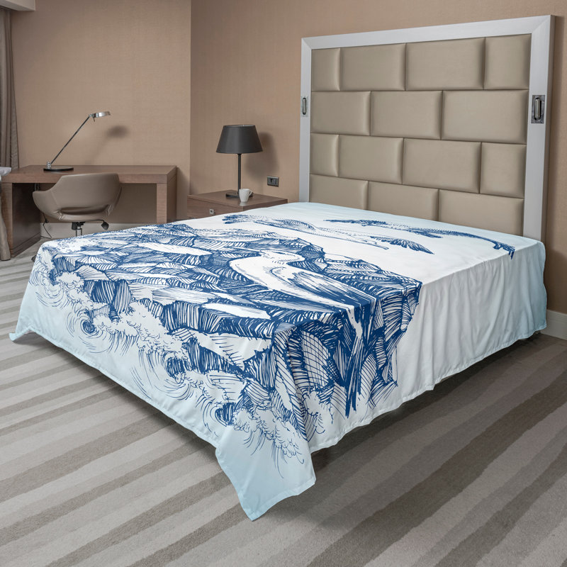 Drap plat Ambesonne, Très grand californien