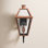 Amber Single Light Empire Outdoor Wall Light