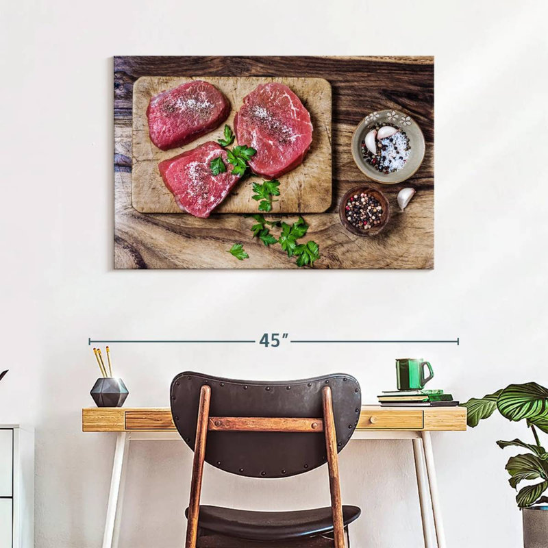 Yarlin Seasoned Beef Cuts, 26" H x 39" W