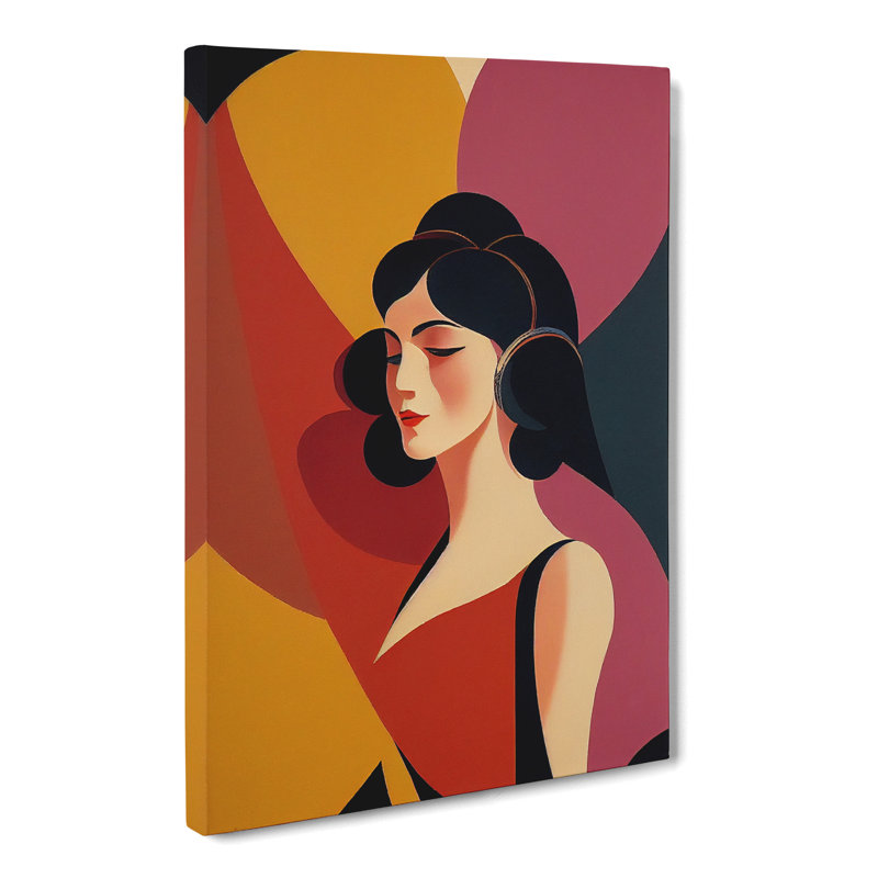 Portrait Woman Vol.5 - Wrapped Canvas, 50cm H x 35cm W x 3cm D