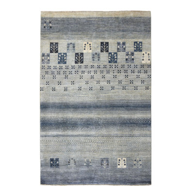 Ezquiel One-of-a-Kind 5'10" X 8'6" Wool Area Rug in Blue