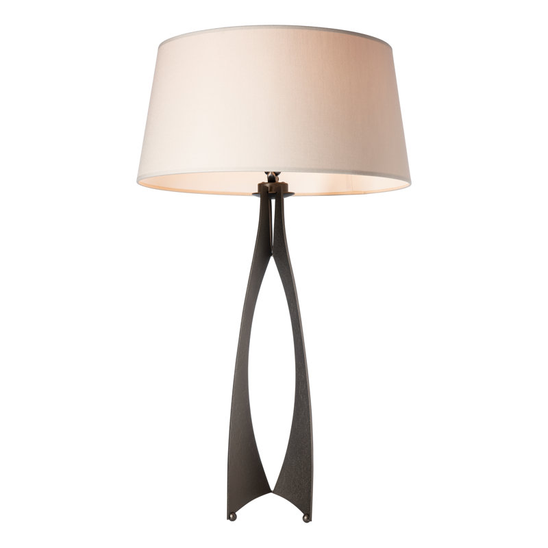 Moreau 33.4" Table Lamp, Oil Rubbed Bronze, Flax