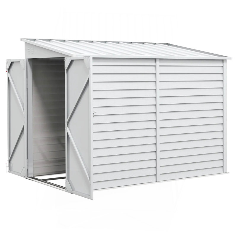 Remise de jardin verrouillable, Blanc