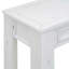 Table rustique chic antique blanche avec tablette et tiroirs pour le rangement de la console du vestibule: Design-2061601236