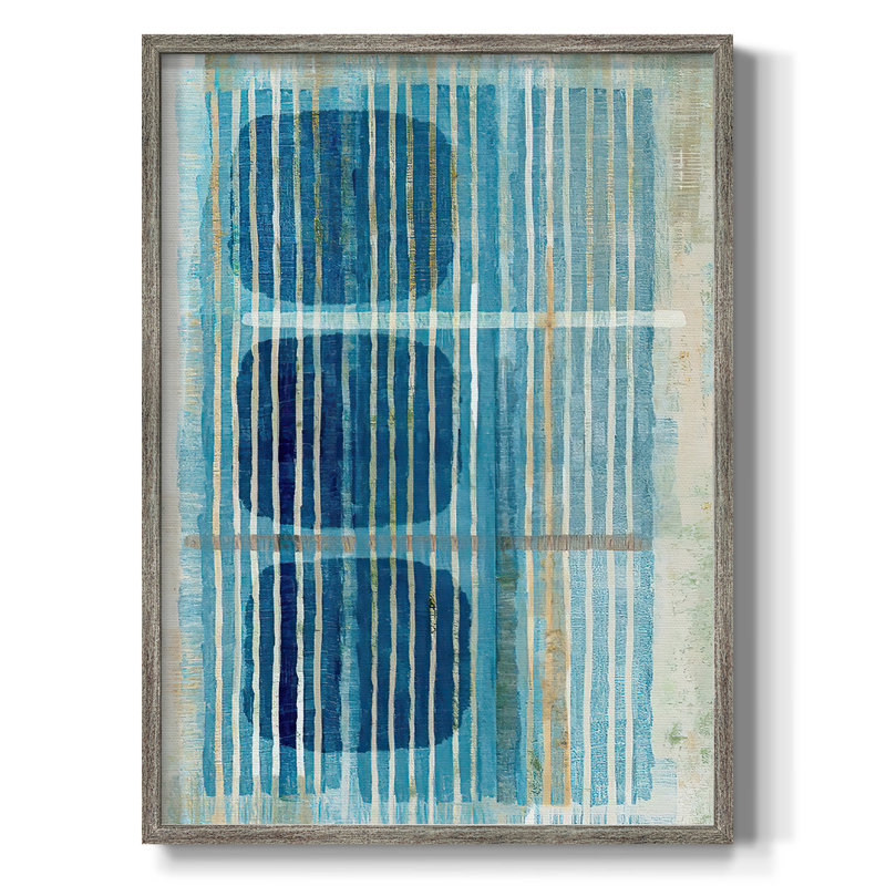 «Blue Blue Horizon II», reproduction encadrée - bois massif, H 11 po x l 9 po